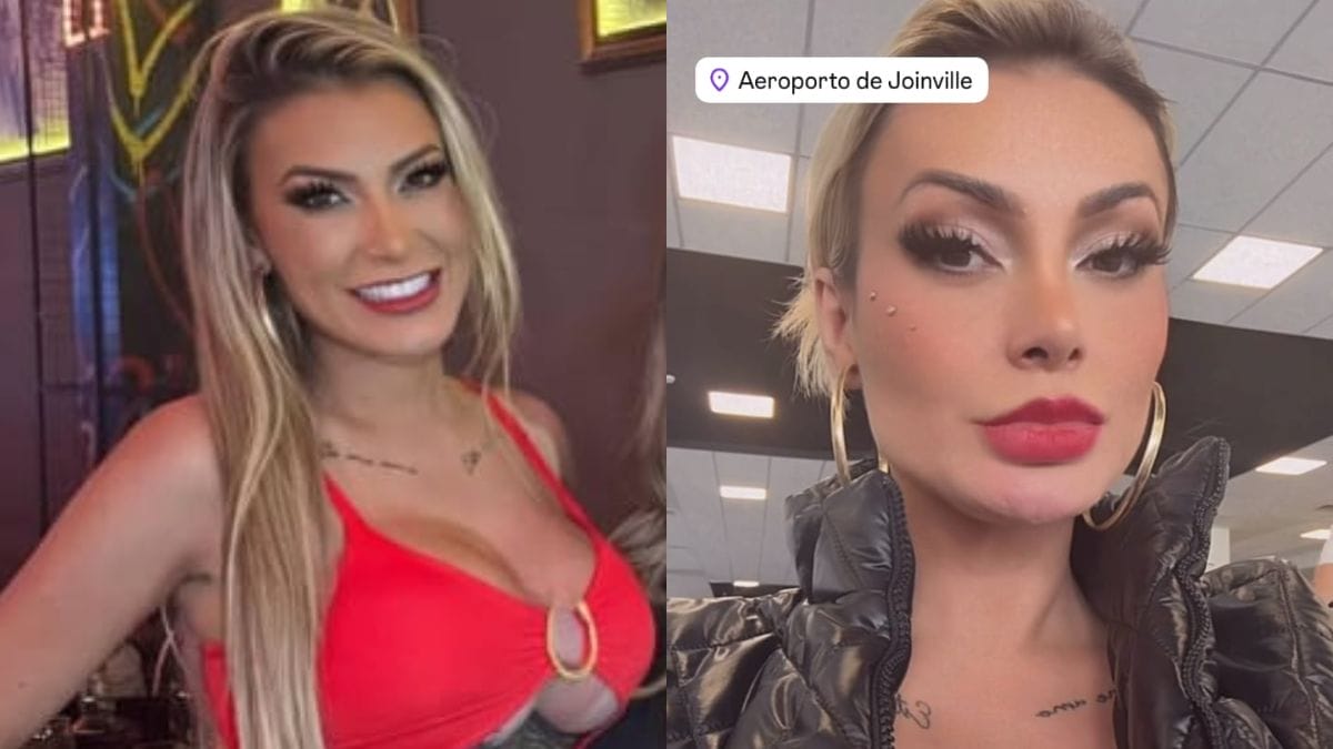 Andressa Urach participa de evento em Joinville e chama atenção nas redes sociais
