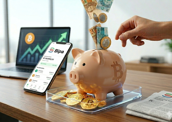 Cofrinho Bipa cria reserva financeira  com recompensa em Bitcoin