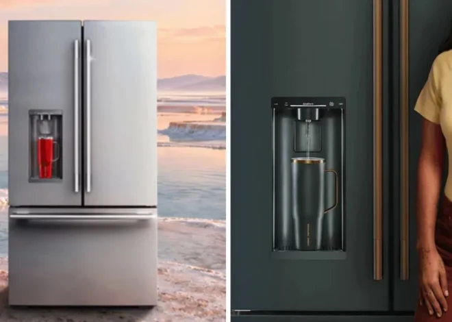 Geladeira da KitchenAid com IA enche copos automaticamente enquanto você relaxa